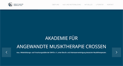 Desktop Screenshot of musiktherapie-crossen.de